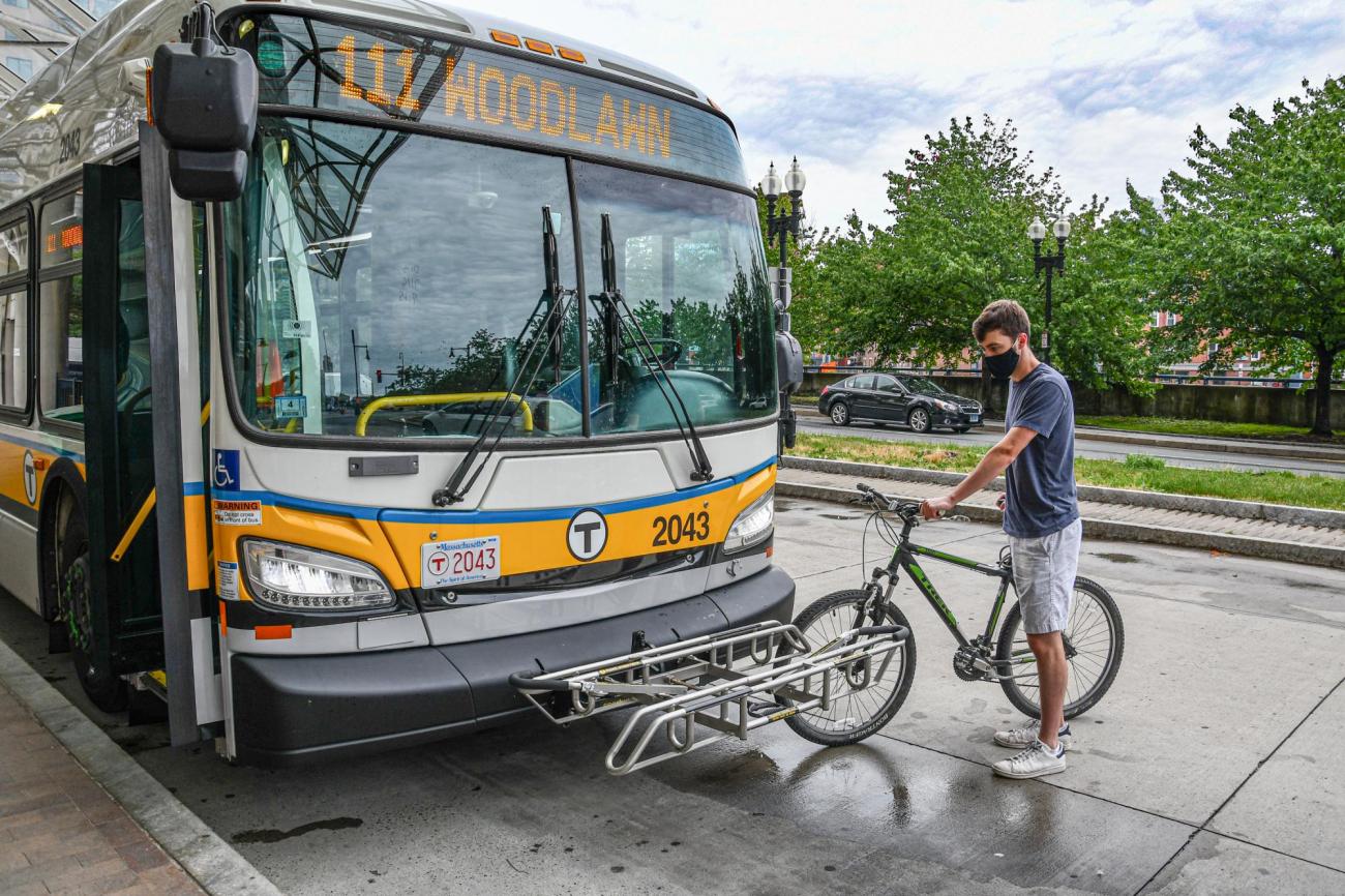Bringing Your Bike on the Bus Bikes MBTA